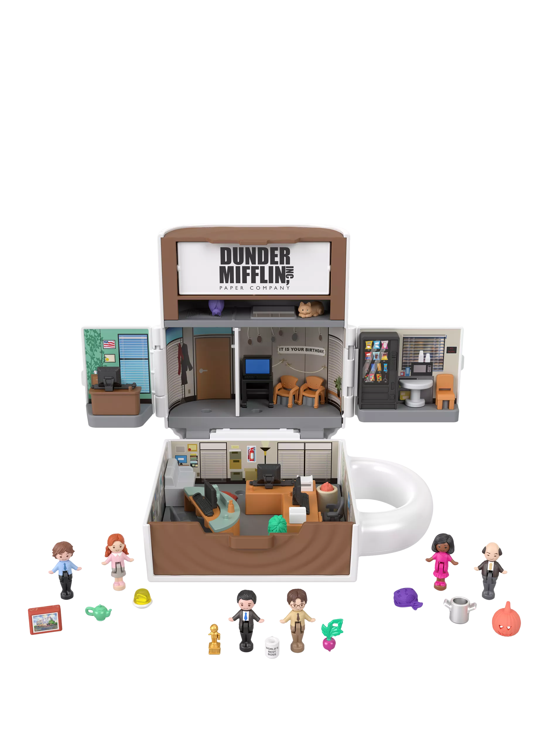 Polly Pocket Office Compact playset, imported from the UK