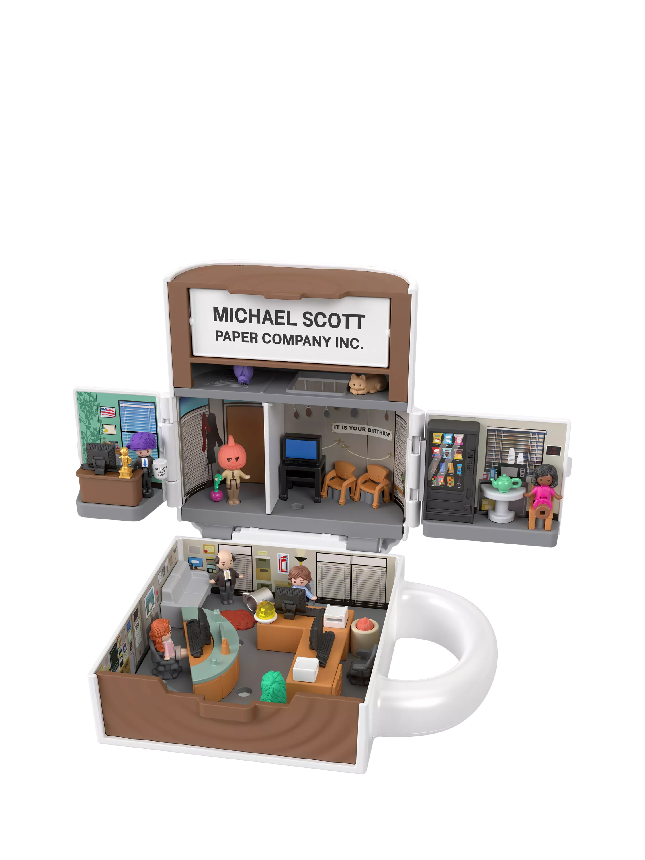 Polly Pocket Office Compact playset, imported from the UK