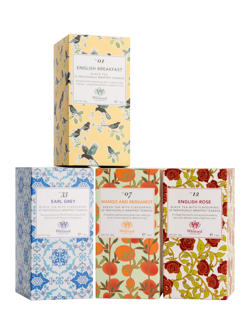 Whittard tea gift set classic tea blends 200g - British product