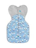 Love to Dream Swaddle Up Silly Goose Baby Sleeping Bag, 2.5 Tog, Dusty Blue