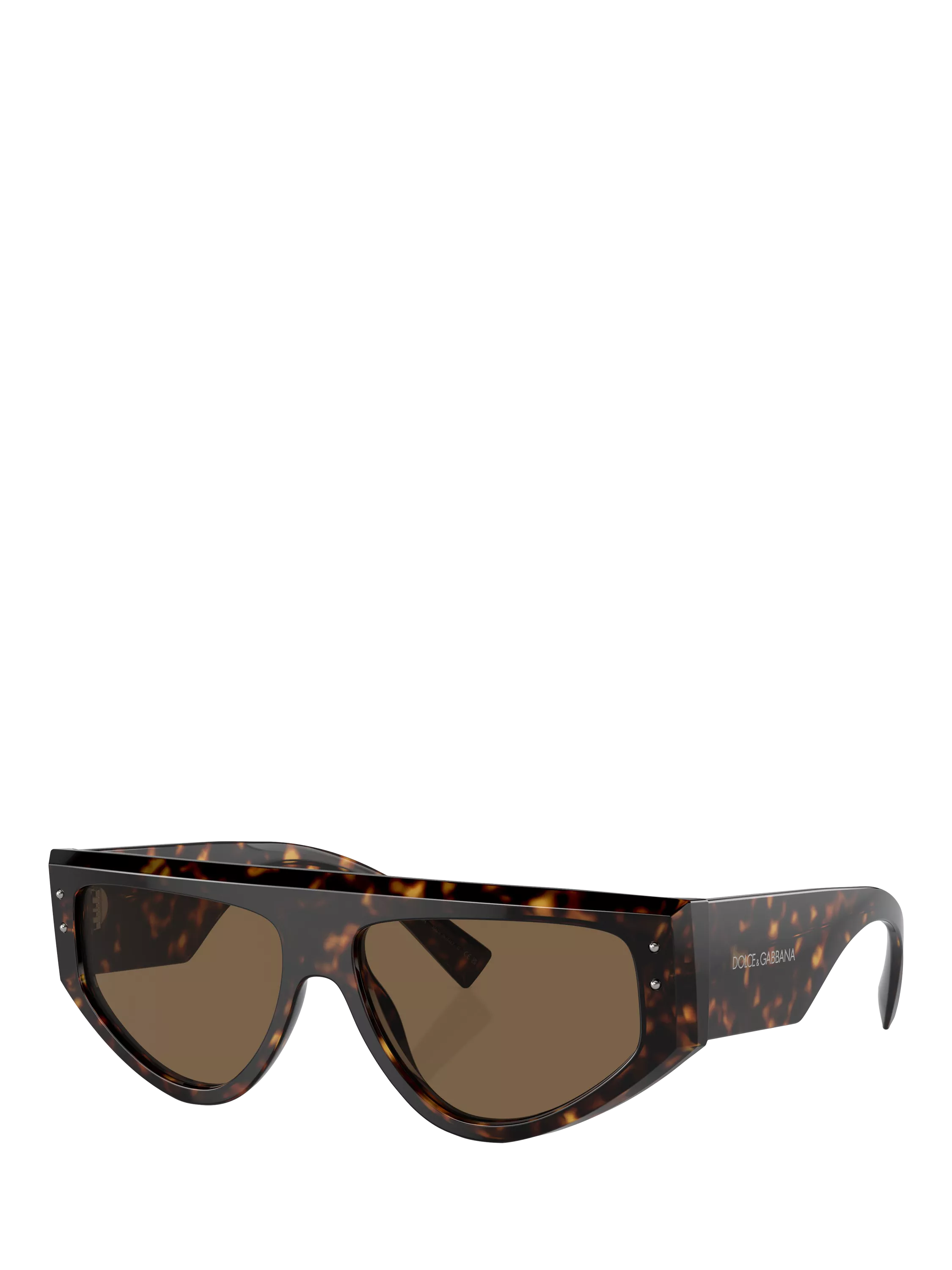 Dolce & Gabbana DG4461 Herren Sonnenbrille unregelmäßig, Schwarz