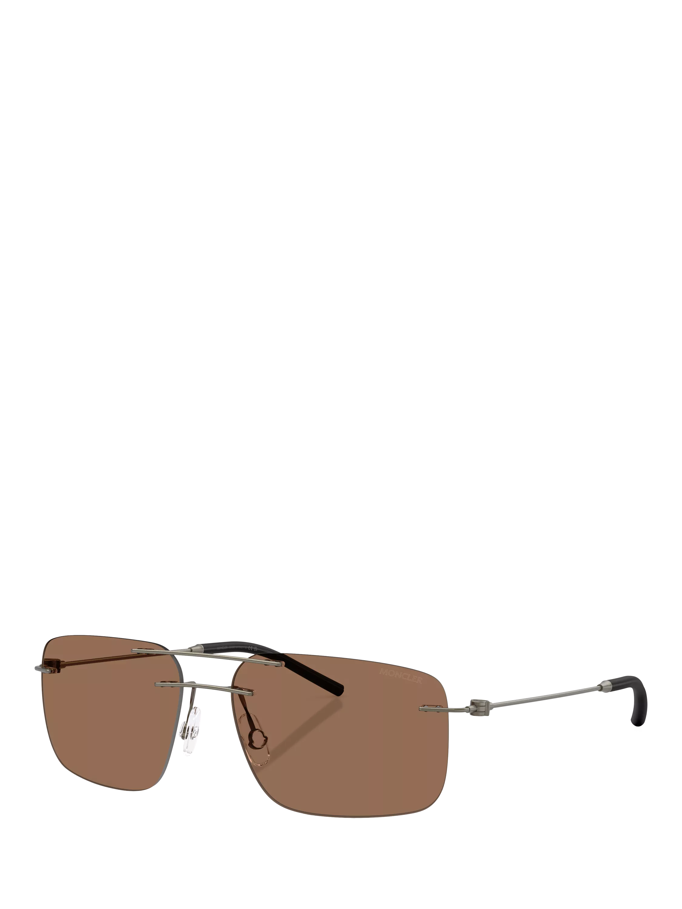 Moncler rectangular sunglasses matte anthracite (British brand)