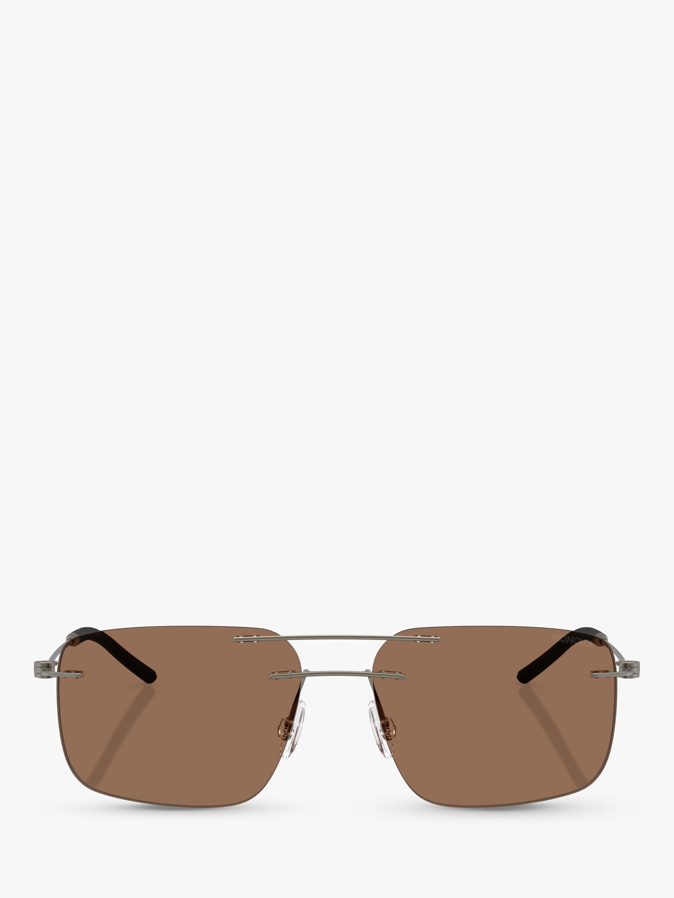 Moncler rectangular sunglasses matte anthracite (British brand)