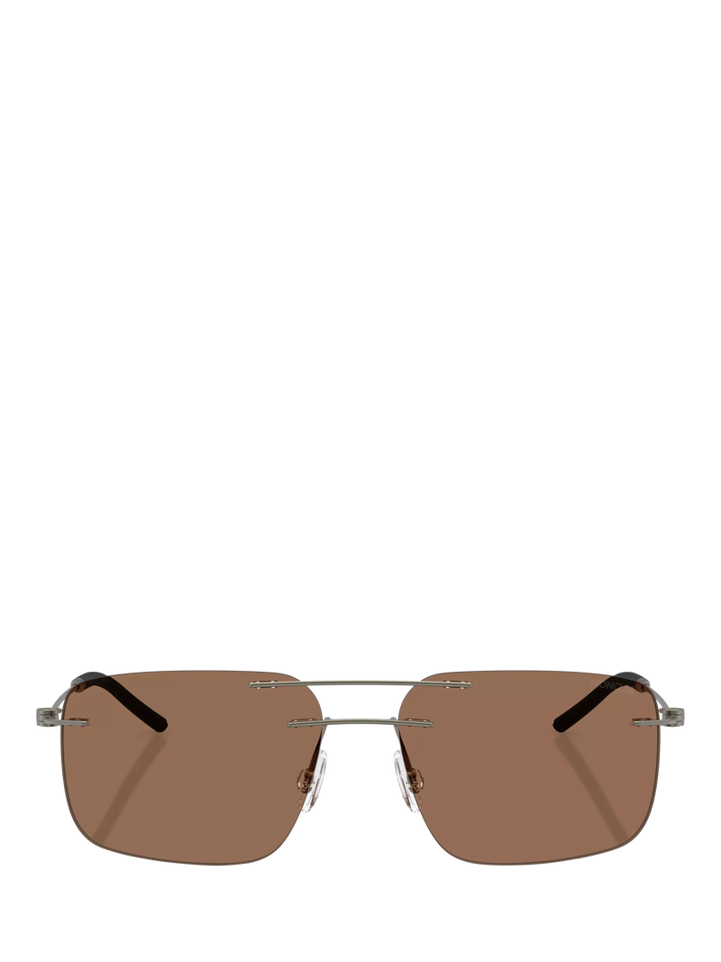 Moncler rectangular sunglasses matte anthracite (British brand)