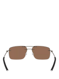Moncler rectangular sunglasses matte anthracite (British brand)