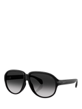 Moncler aviator sunglasses black grey gradient 60mm, UK version