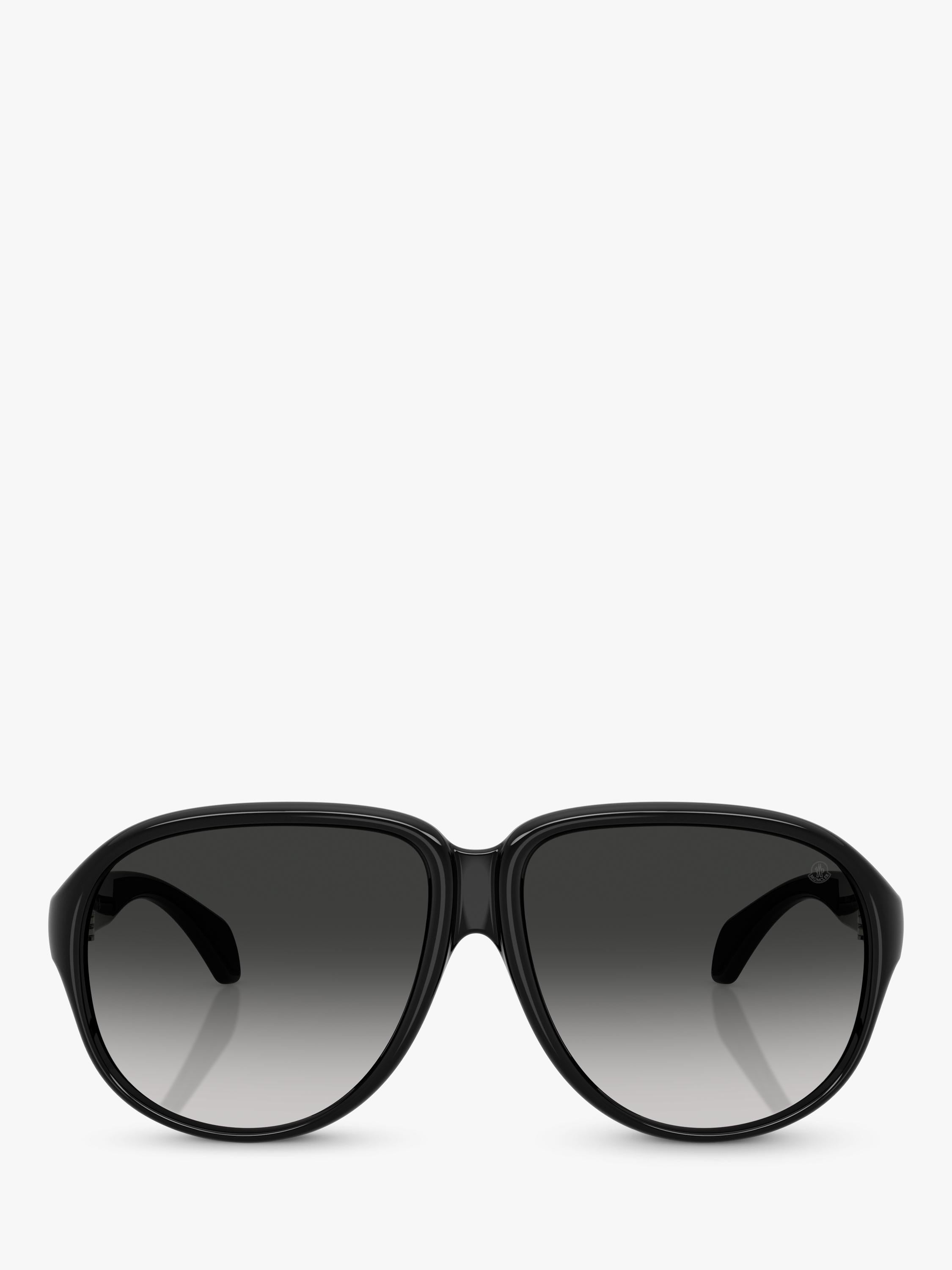 Moncler aviator sunglasses black grey gradient 60mm, UK version