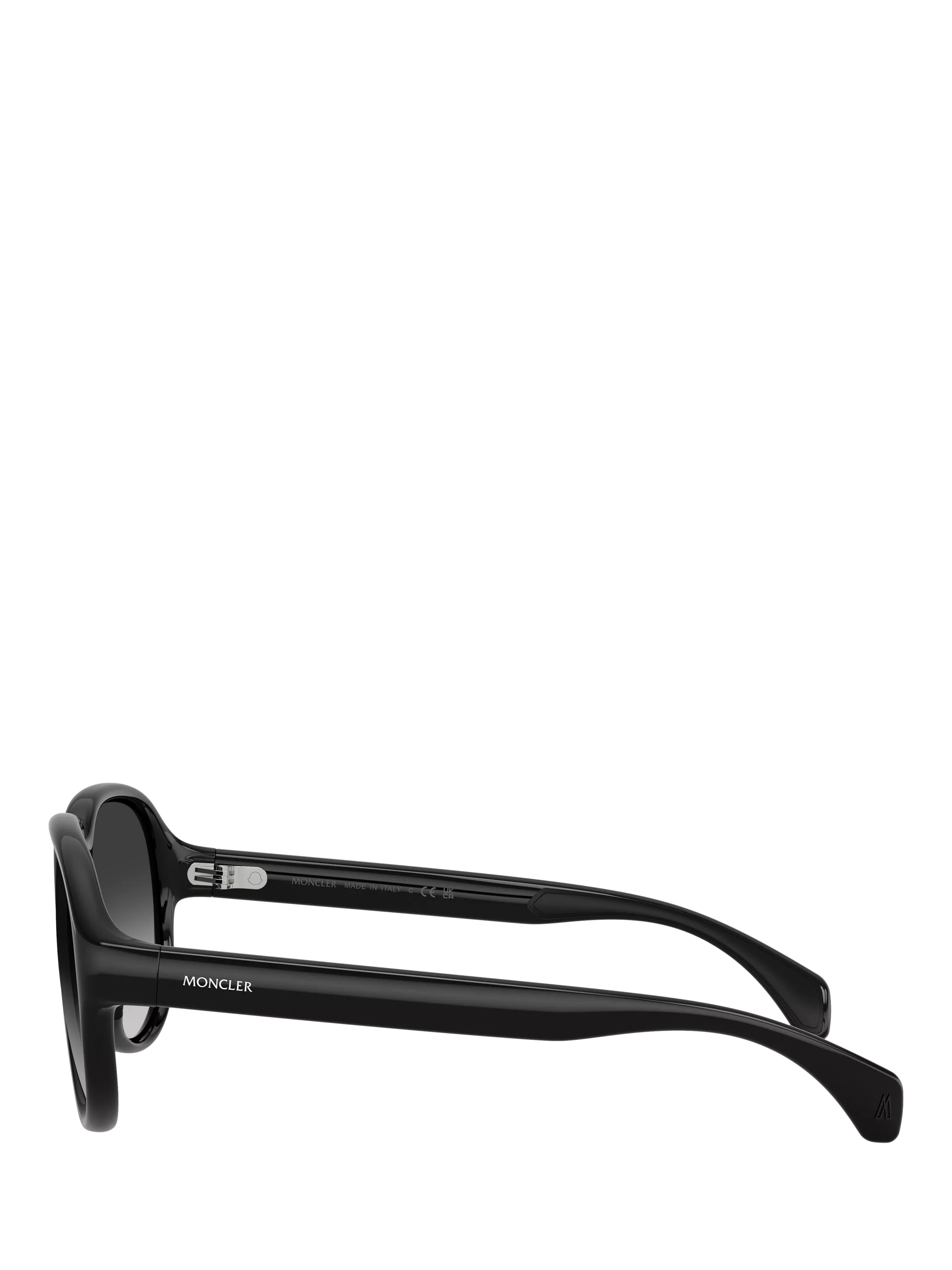 Moncler aviator sunglasses black grey gradient 60mm, UK version