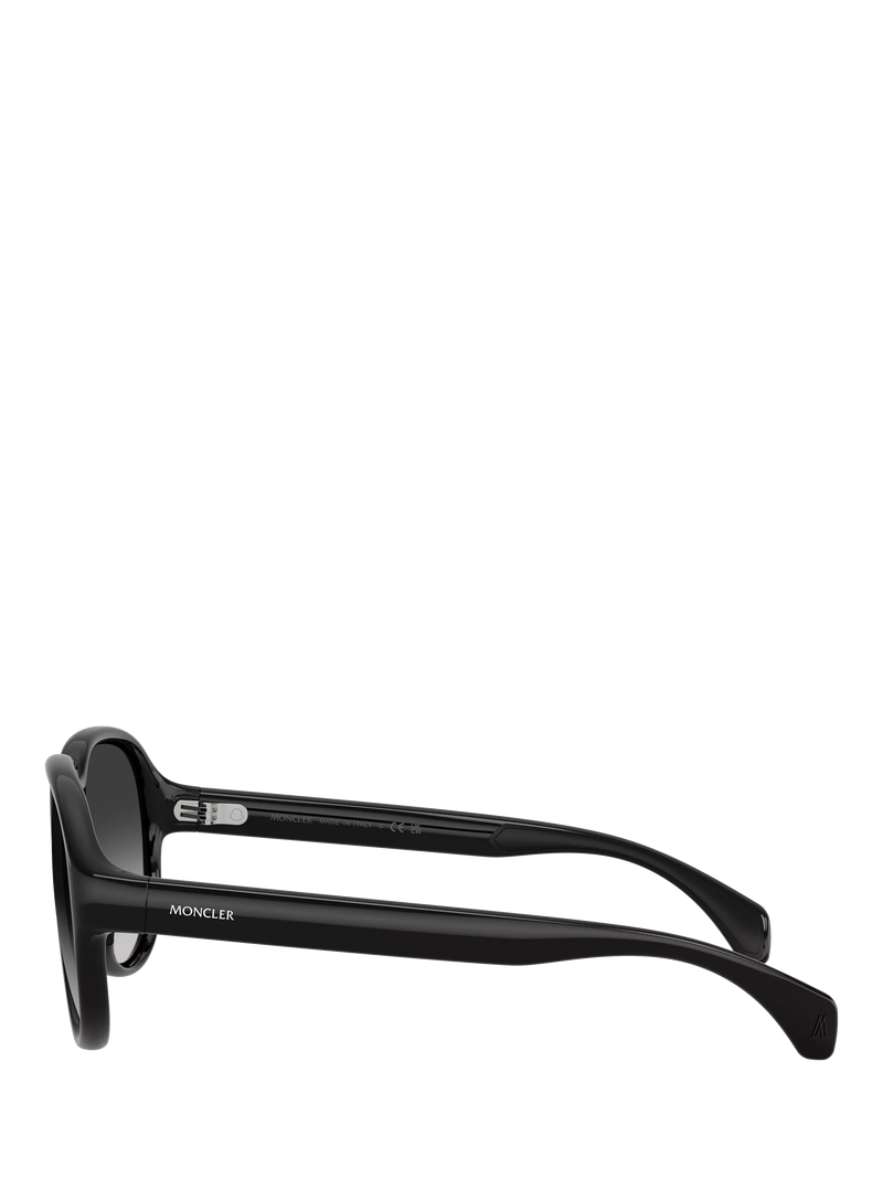 Moncler aviator sunglasses black grey gradient 60mm, UK version
