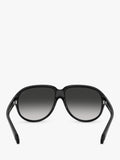 Moncler aviator sunglasses black grey gradient 60mm, UK version