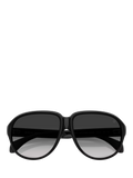 Moncler aviator sunglasses black grey gradient 60mm, UK version
