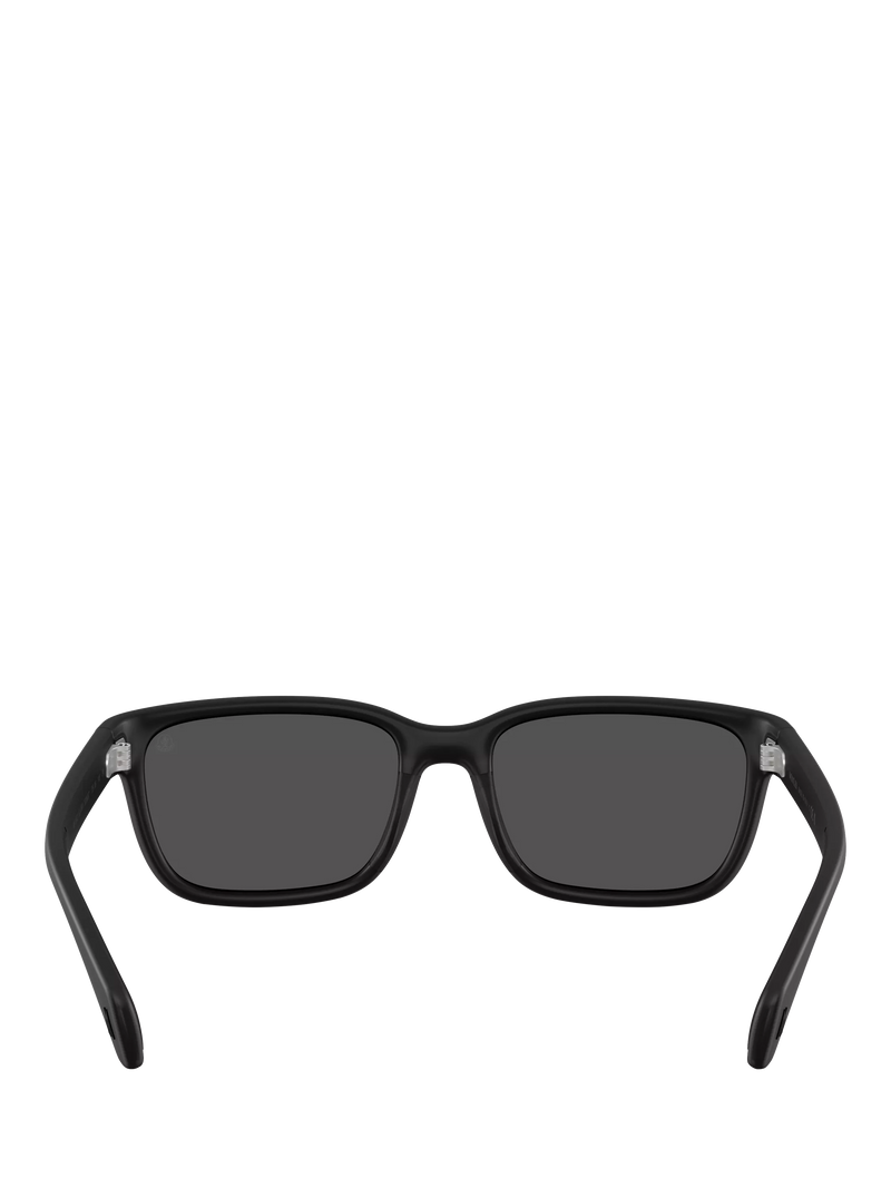 Moncler rectangular sunglasses matte black, imported from the UK