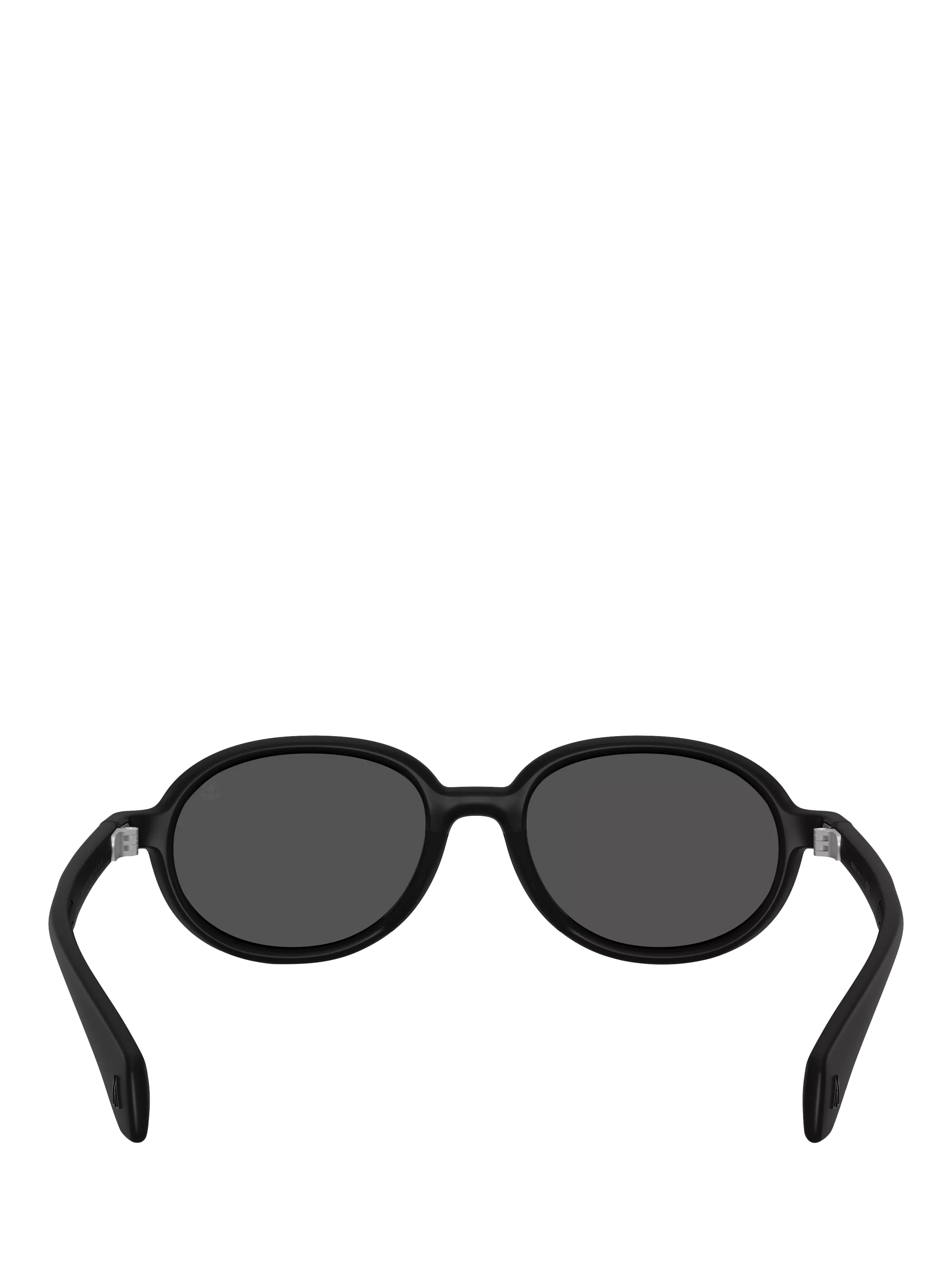 Moncler oval sunglasses Matte Black, imported from the UK