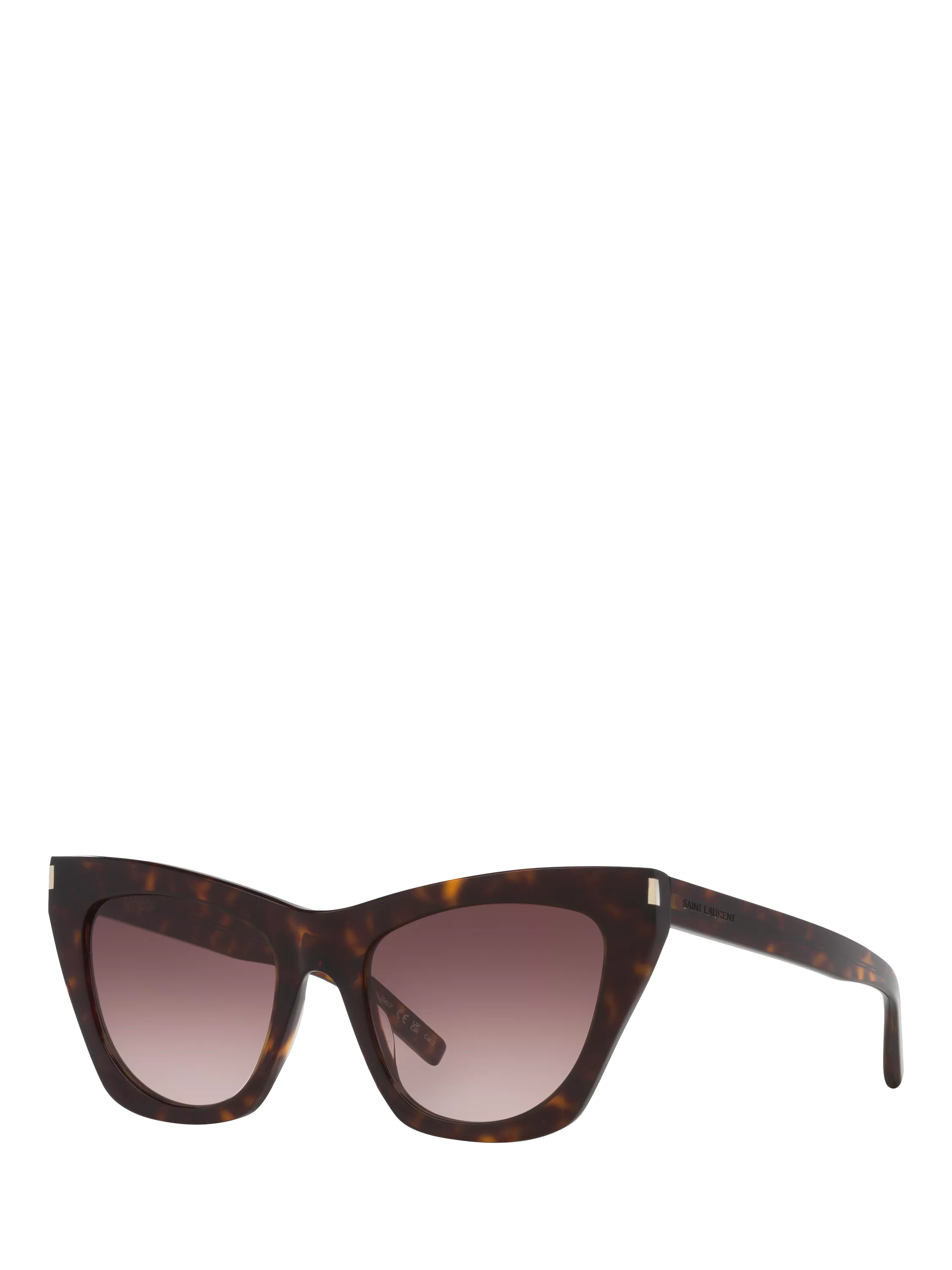 Yves Saint Laurent cat's eye sunglasses brown gradient 55mm (British brand)