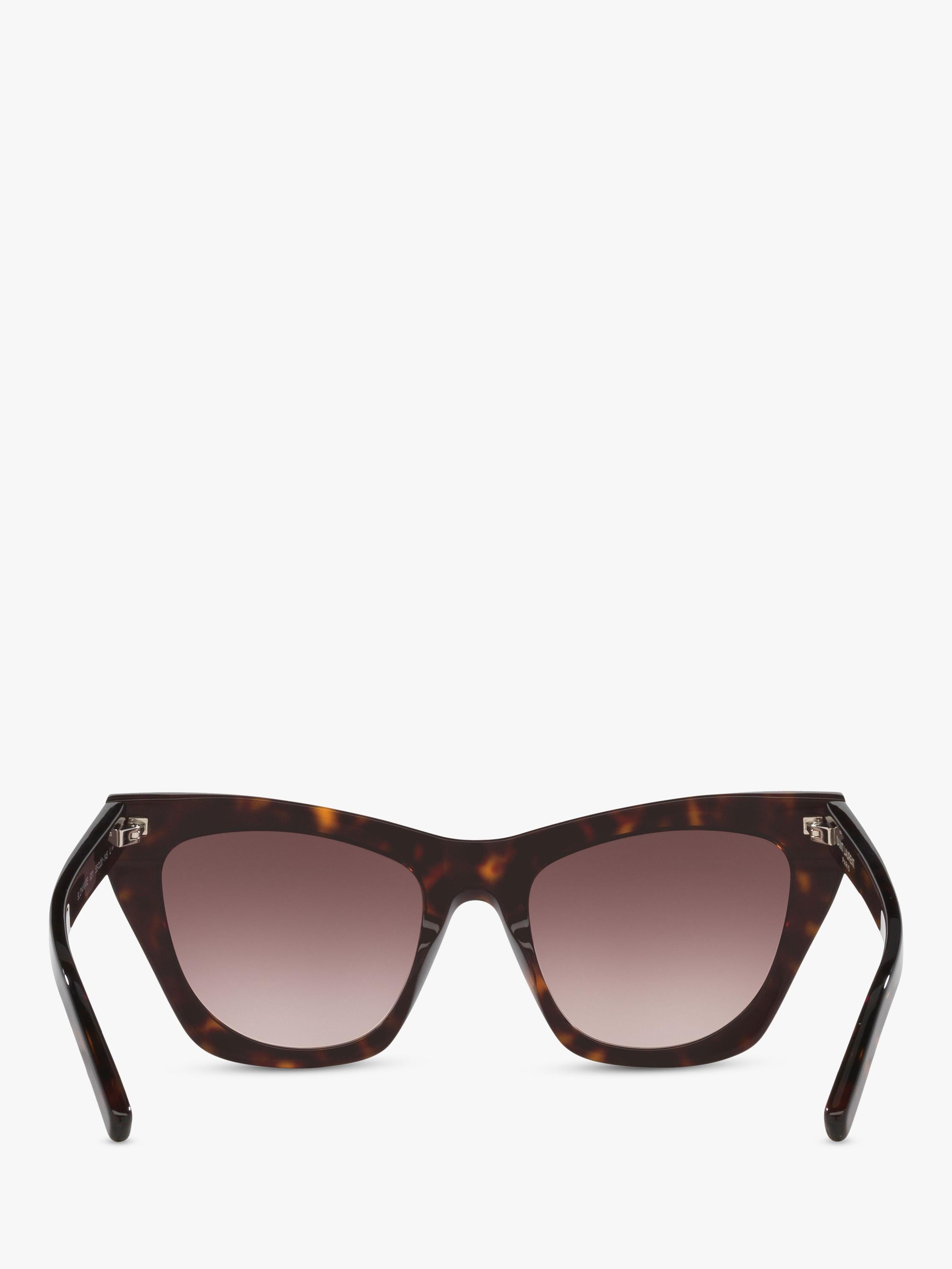 Yves Saint Laurent cat's eye sunglasses brown gradient 55mm (British brand)
