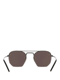 Yves Saint Laurent irregular sunglasses black frame polyamide lenses (British brand)