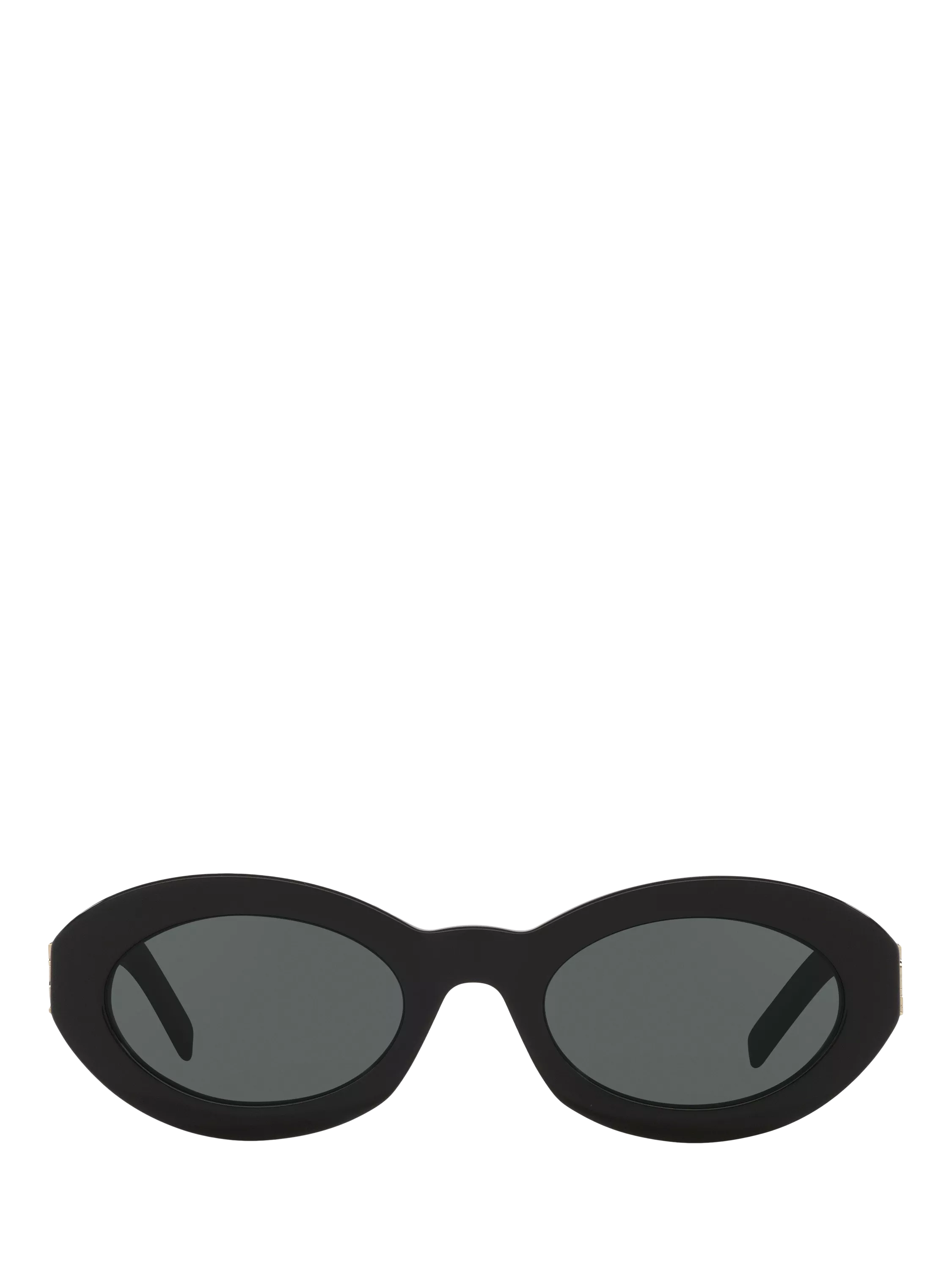 Yves Saint Laurent oval sunglasses black 52mm (British brand)