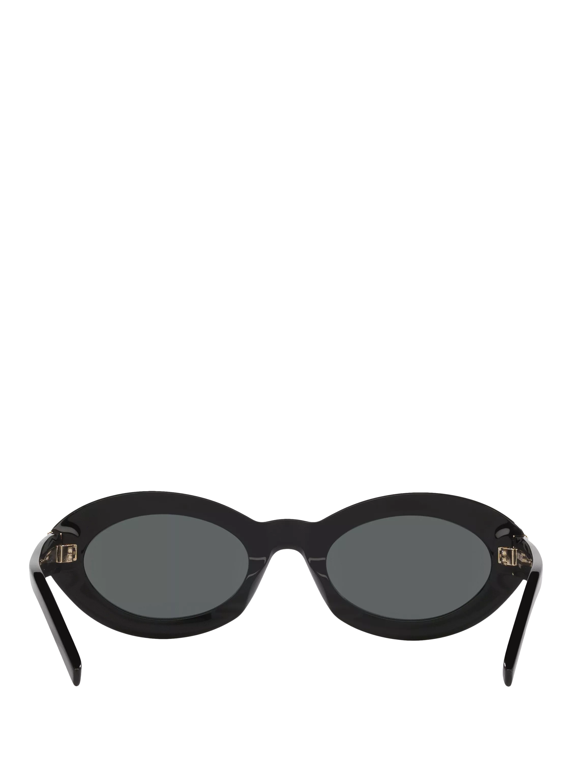 Yves Saint Laurent oval sunglasses black 52mm (British brand)