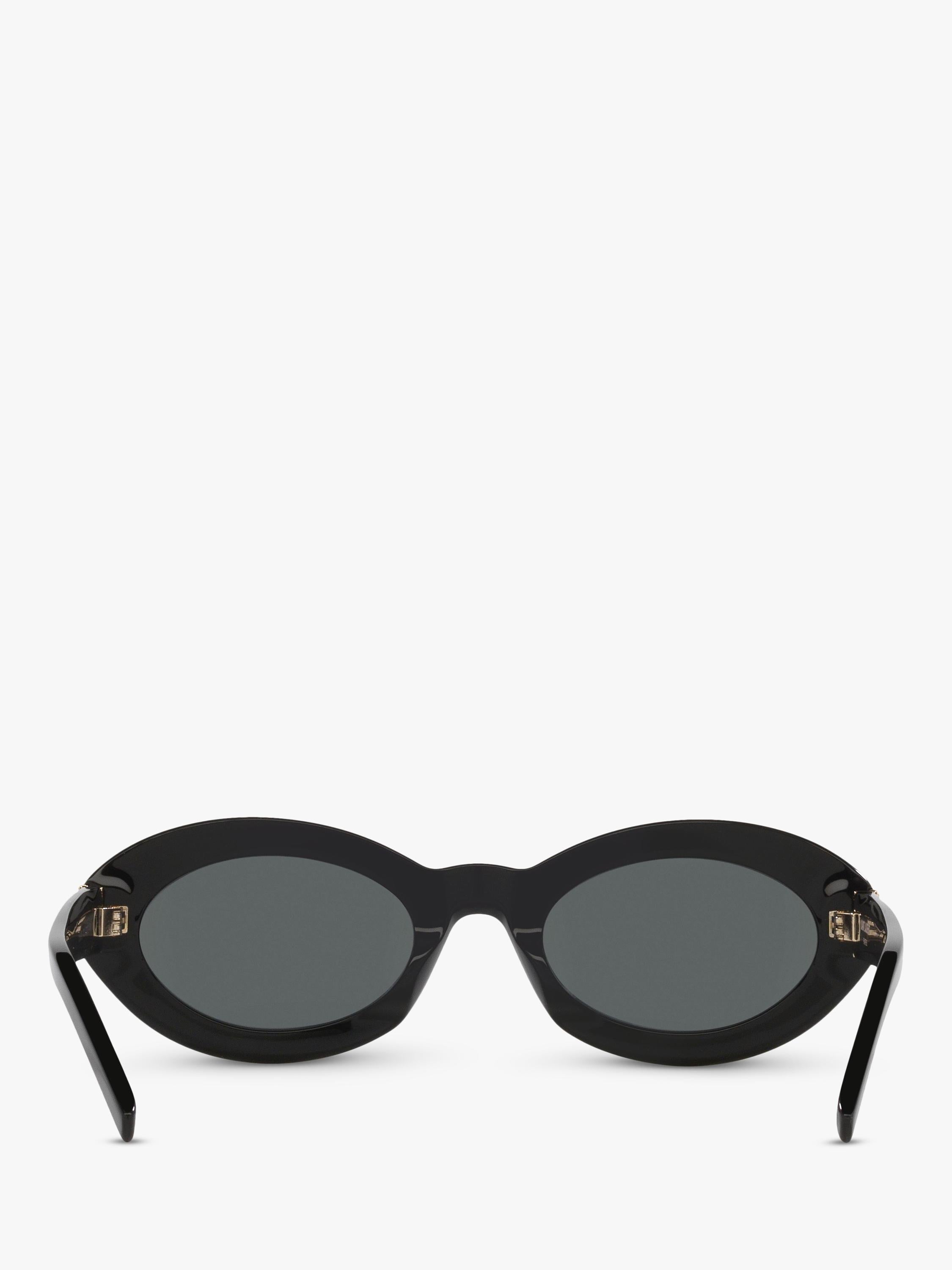 Yves Saint Laurent oval sunglasses black 52mm (British brand)