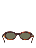Yves Saint Laurent oval sunglasses tortoise green - British product