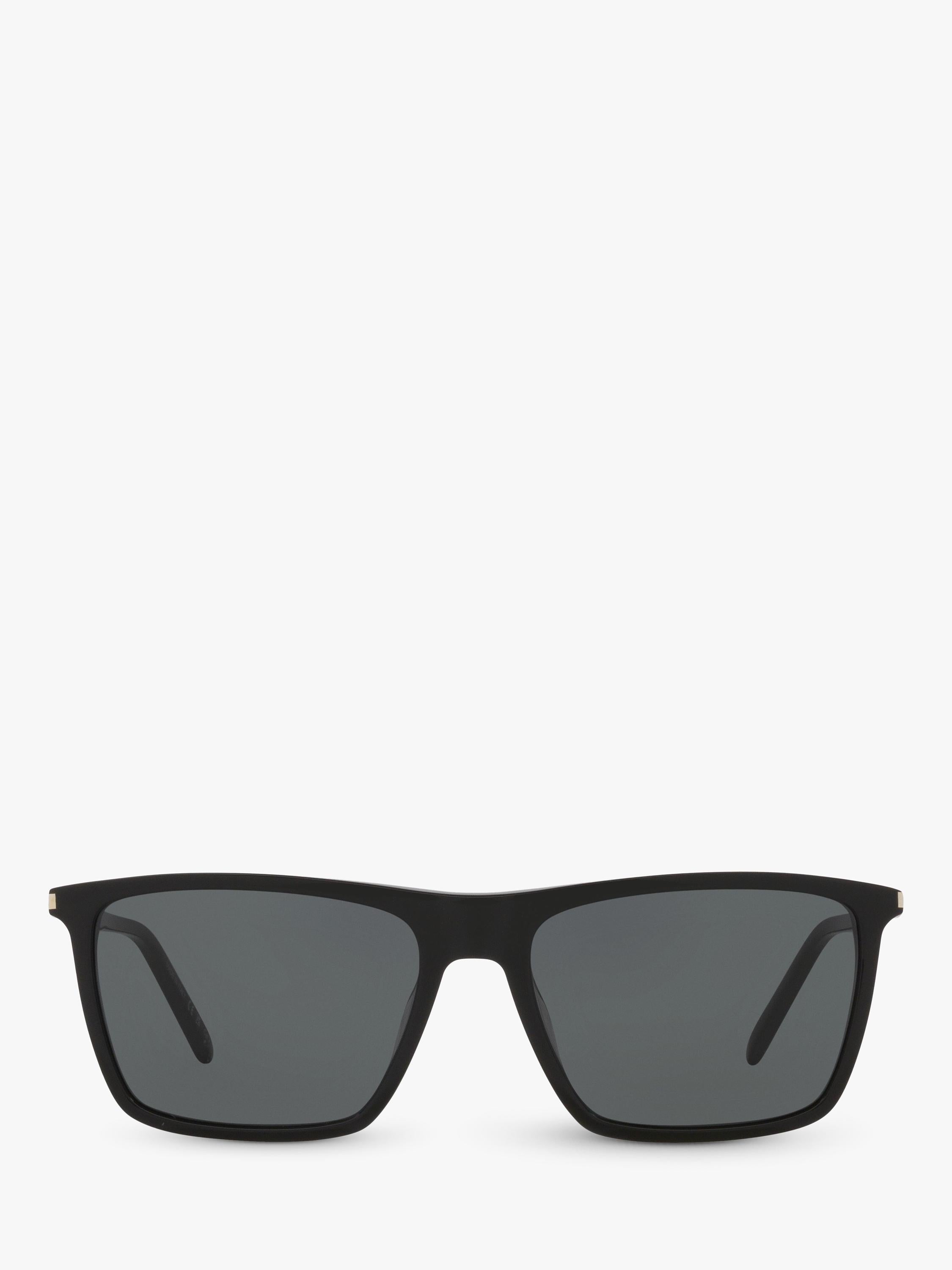 Yves Saint Laurent square sunglasses black grey 56mm - British product
