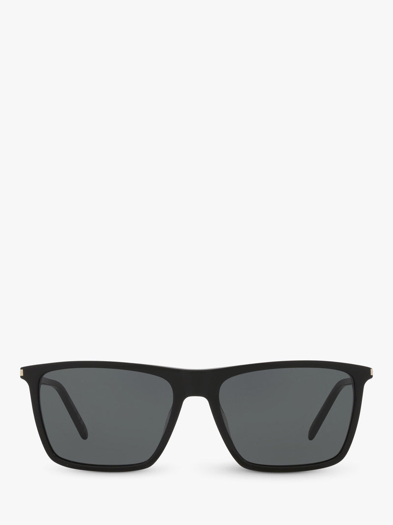 Yves Saint Laurent square sunglasses black grey 56mm - British product