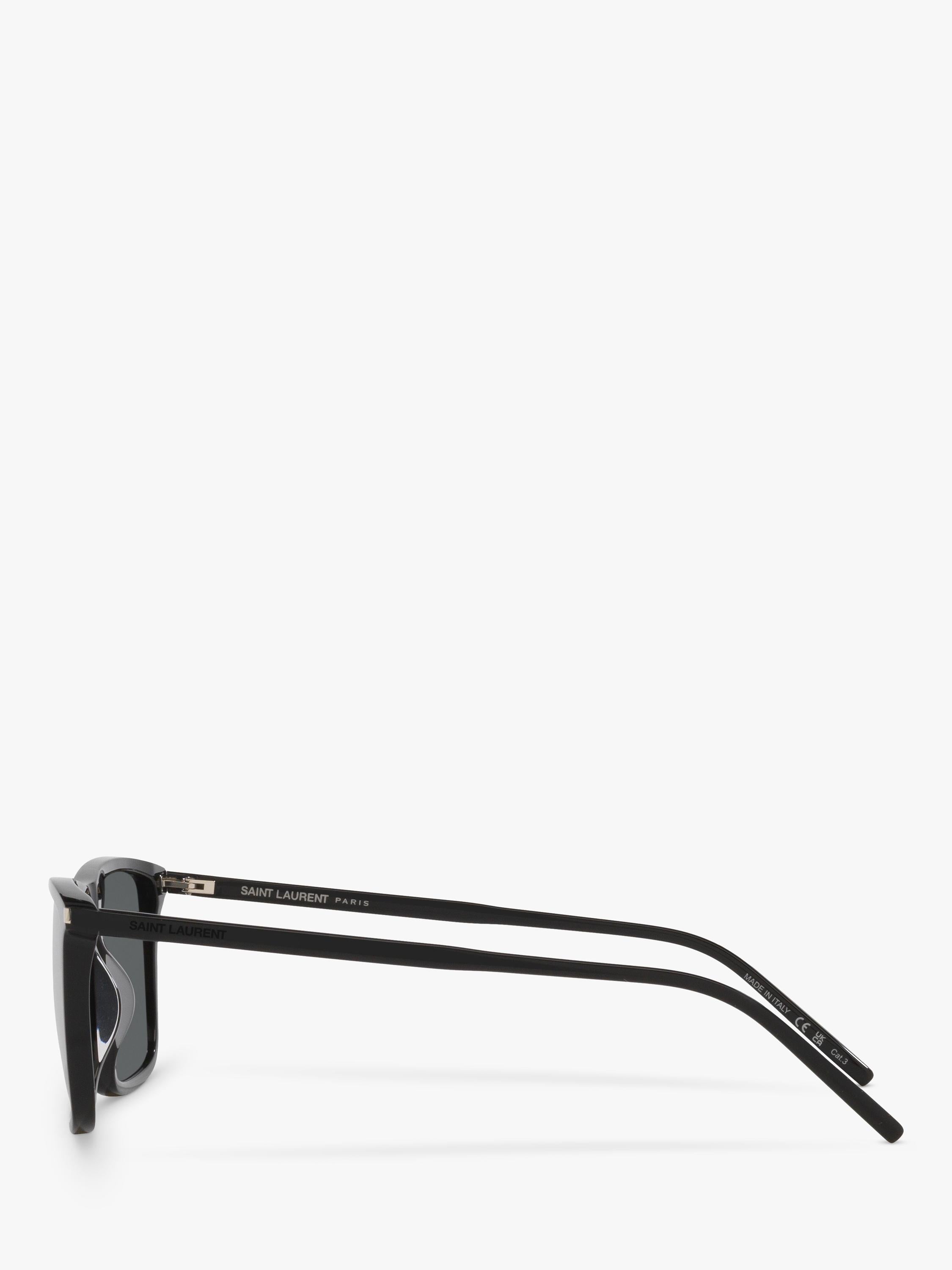 Yves Saint Laurent square sunglasses black grey 56mm - British product