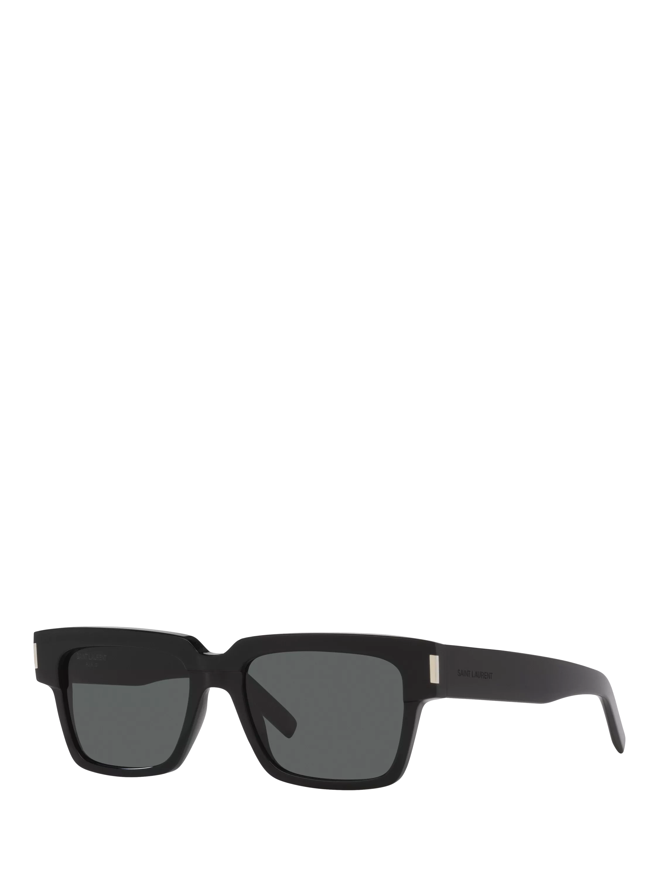 Yves Saint Laurent men's D-frame sunglasses black grey (British brand)