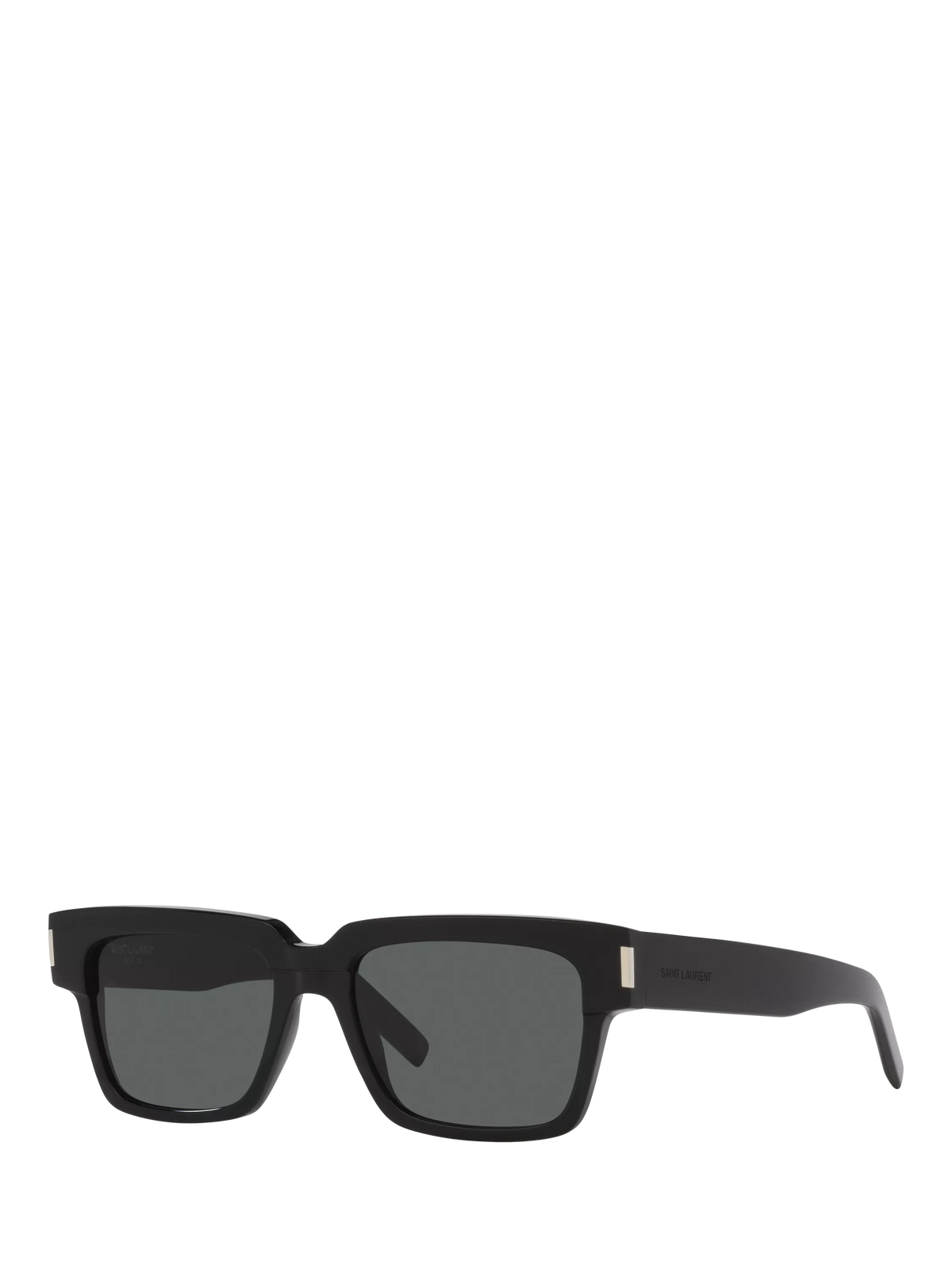 Yves Saint Laurent men's D-frame sunglasses black grey (British brand)