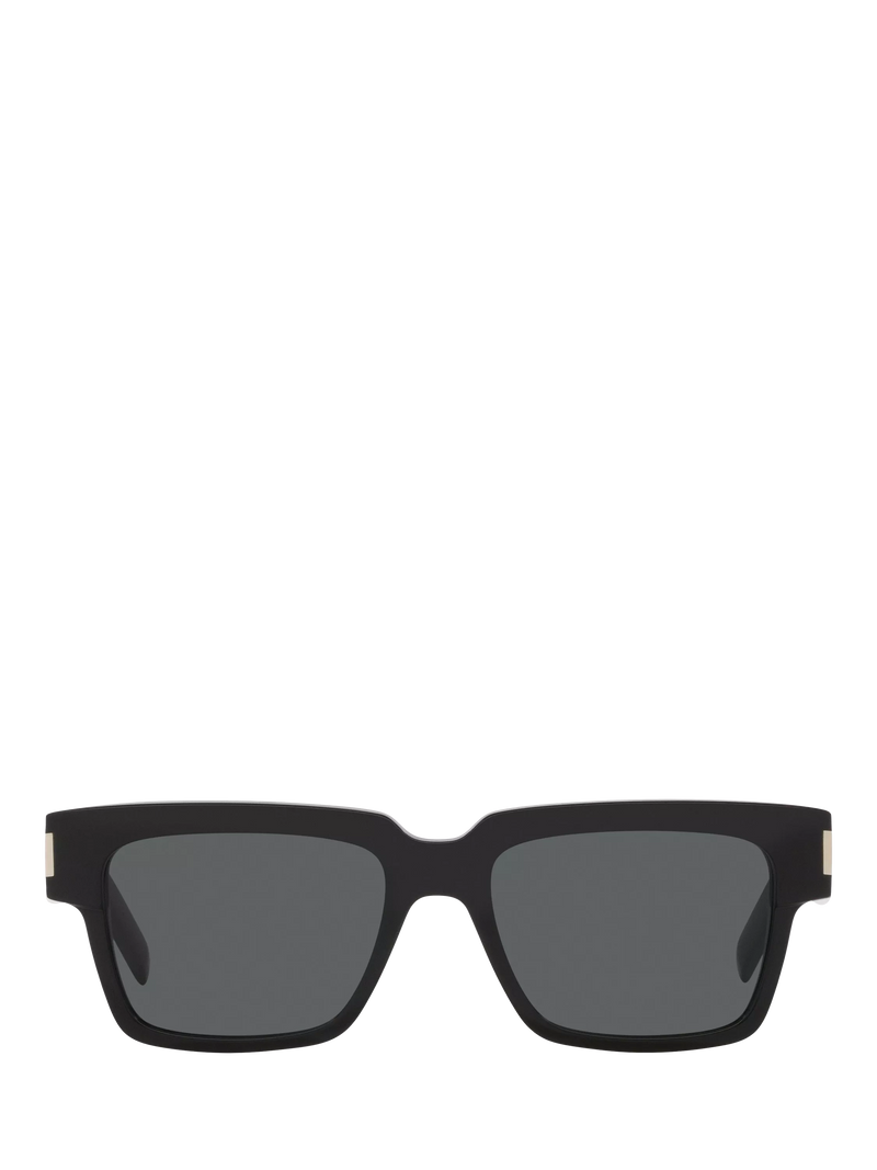 Yves Saint Laurent men's D-frame sunglasses black grey (British brand)
