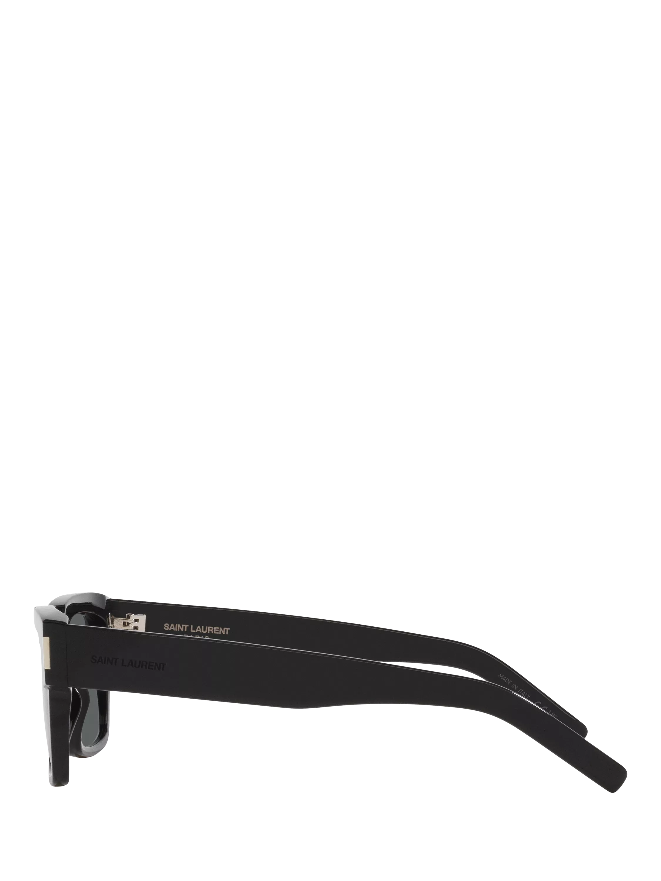Yves Saint Laurent men's D-frame sunglasses black grey (British brand)