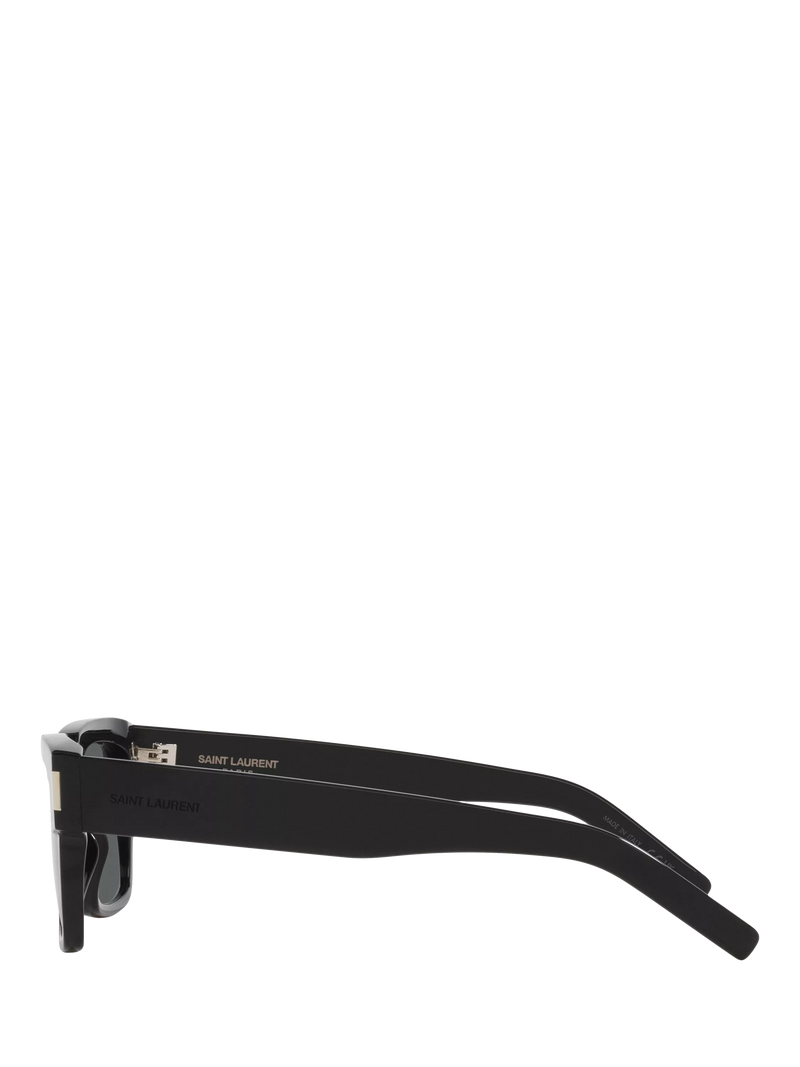 Yves Saint Laurent men's D-frame sunglasses black grey (British brand)