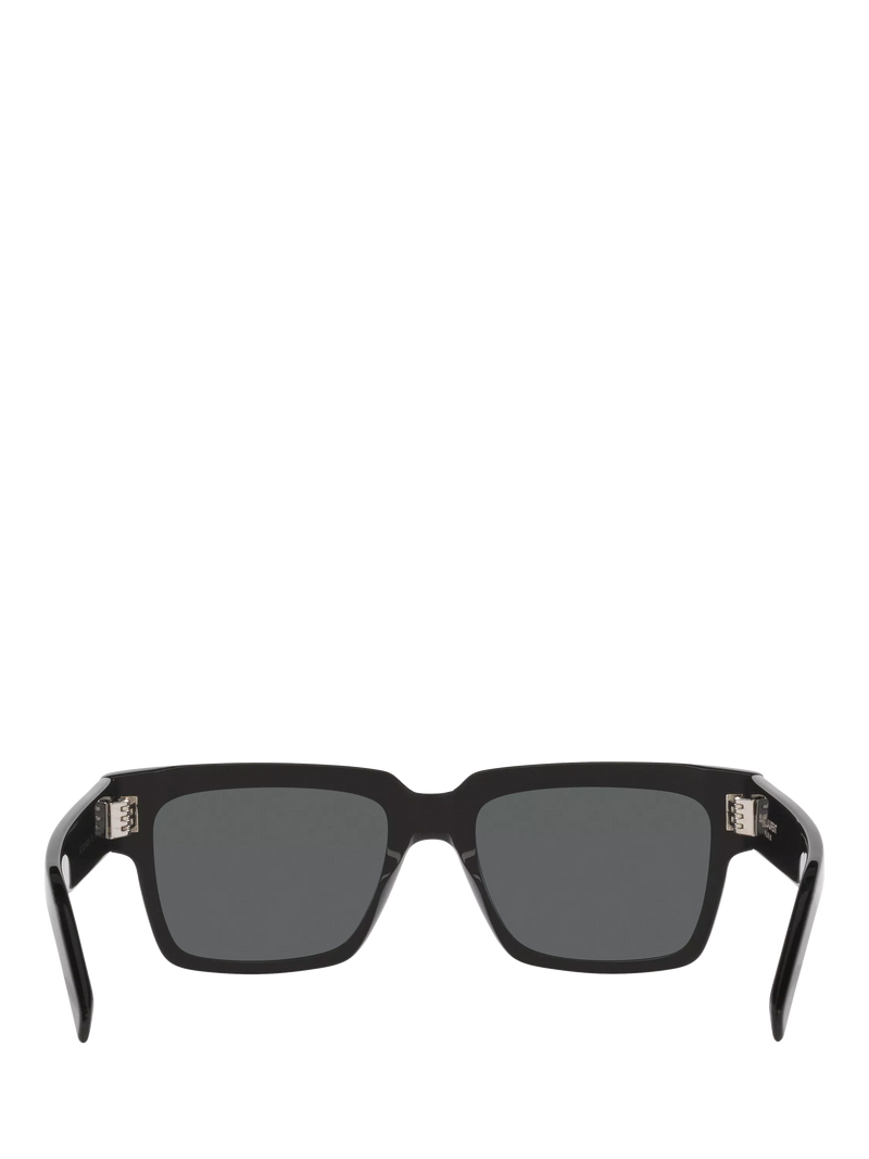 Yves Saint Laurent men's D-frame sunglasses black grey (British brand)
