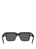 Yves Saint Laurent men's D-frame sunglasses black grey (British brand)