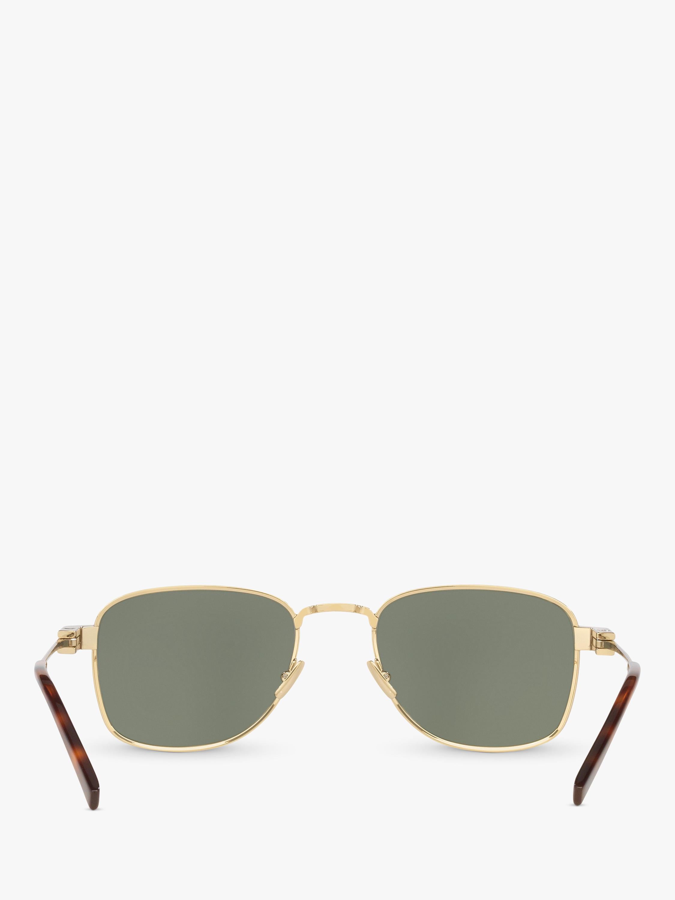 Yves Saint Laurent square sunglasses gold/green - UK version