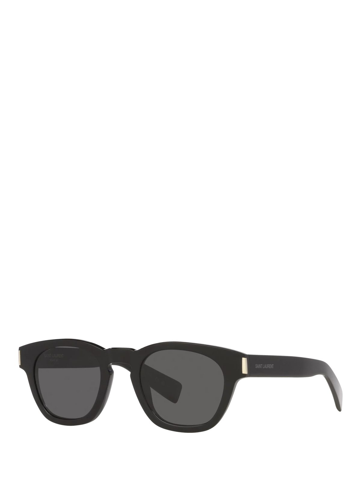 Yves Saint Laurent oval sunglasses black grey polyamide lenses 48mm, UK version