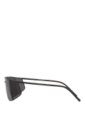 Yves Saint Laurent oval sunglasses black, imported from the UK