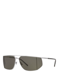 Yves Saint Laurent oval sunglasses metallic frame - British product
