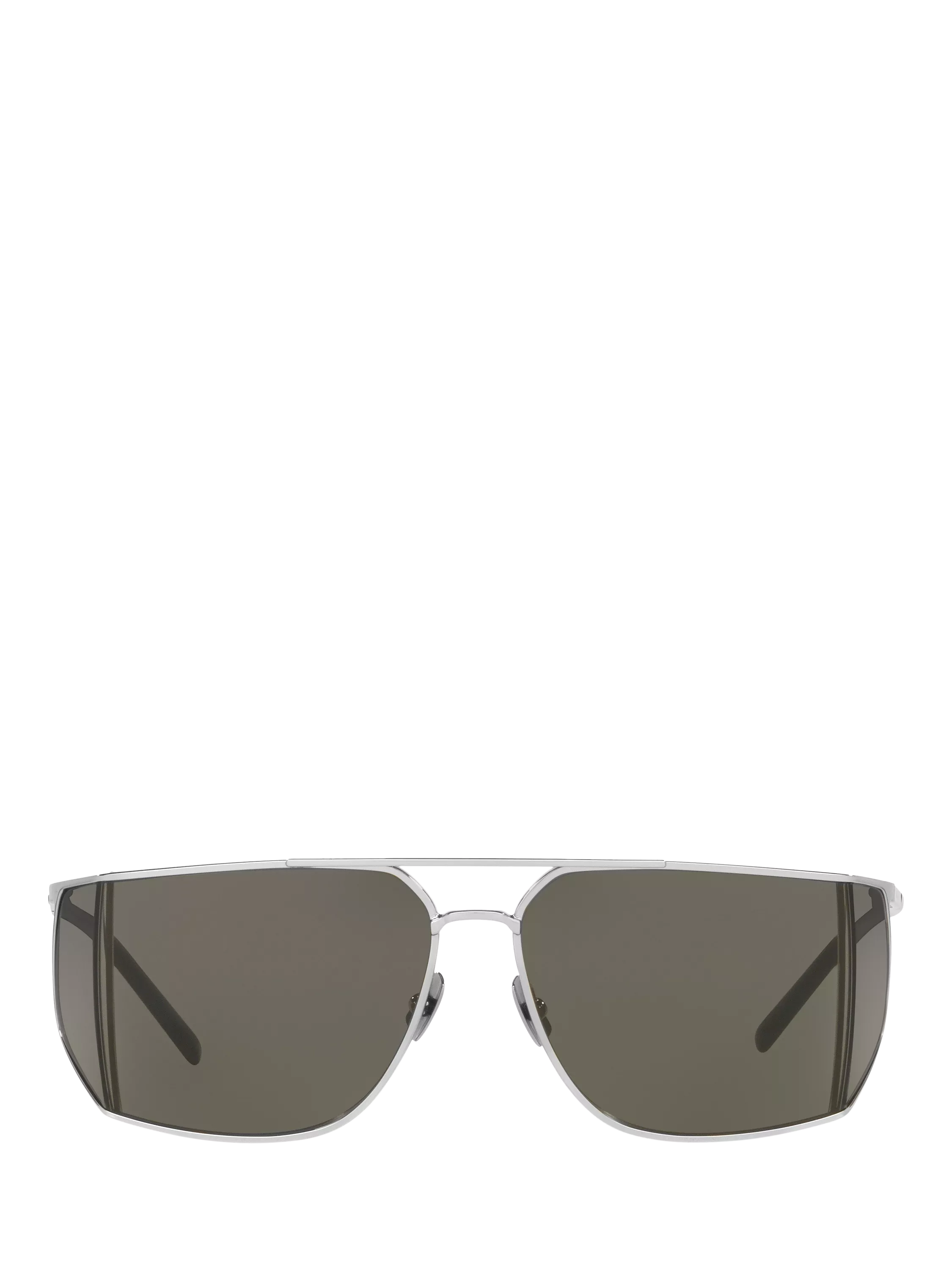 Yves Saint Laurent oval sunglasses metallic frame - British product