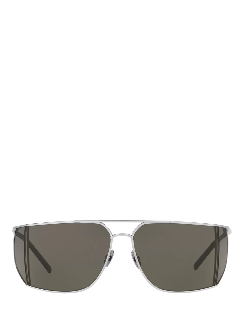 Yves Saint Laurent oval sunglasses metallic frame - British product