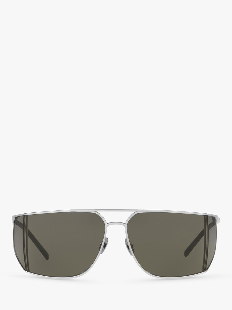 Yves Saint Laurent oval sunglasses metallic frame - British product