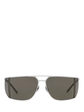 Yves Saint Laurent oval sunglasses metallic frame - British product
