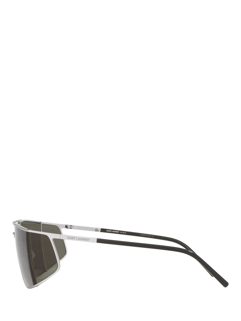 Yves Saint Laurent oval sunglasses metallic frame - British product