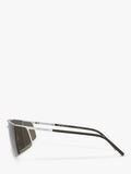 Yves Saint Laurent oval sunglasses metallic frame - British product