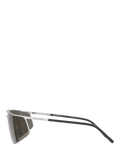 Yves Saint Laurent oval sunglasses metallic frame - British product