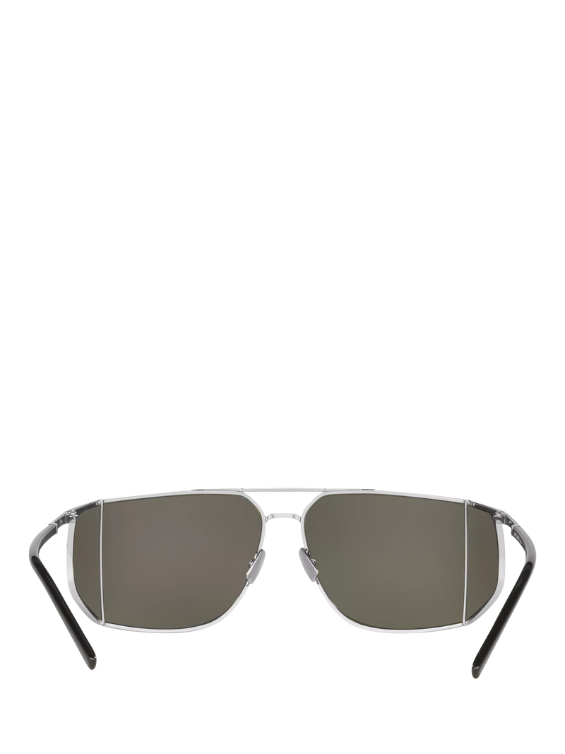 Yves Saint Laurent oval sunglasses metallic frame - British product