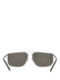 Yves Saint Laurent oval sunglasses metallic frame - British product