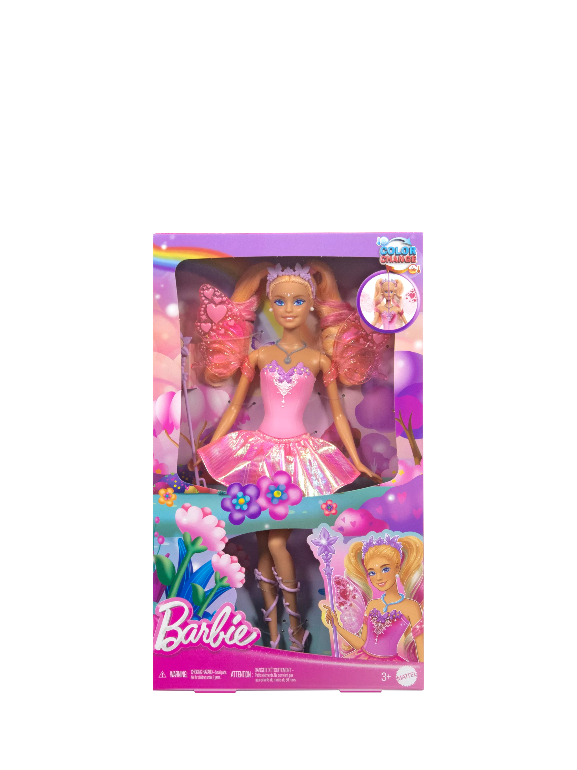 Barbie Colour Change Fairy Doll with wand, UK version