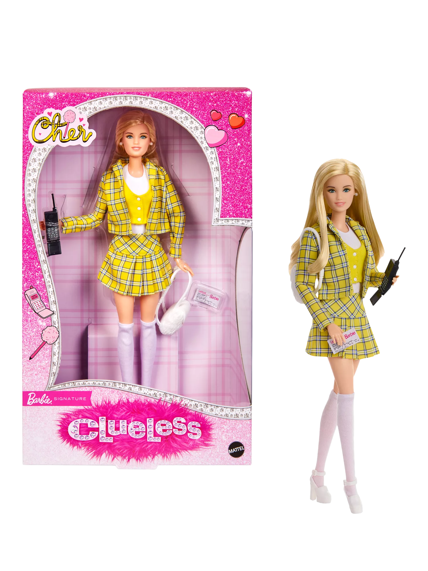 Barbie Clueless Cher doll 30th anniversary plaid suit (British brand)