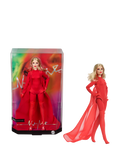 Barbie Kylie Minogue collector doll in red outfit (British brand)
